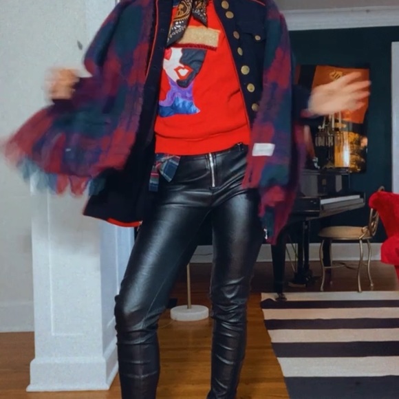 Vintage Wool Blue Marines Military Jacket WW 2 World War 2 1940's - Picture 10 of 11